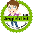 Angie's List 2012 Super Service Award Winner