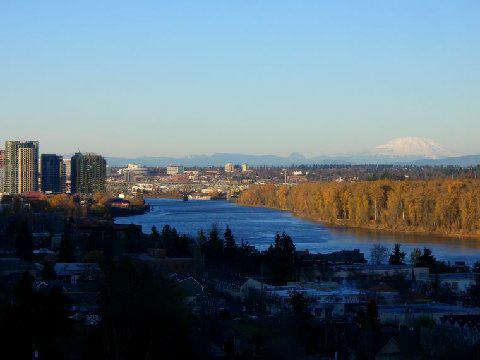 portland oregon view from a staged home