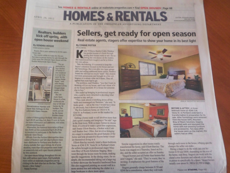 Home staging in Oregon news
