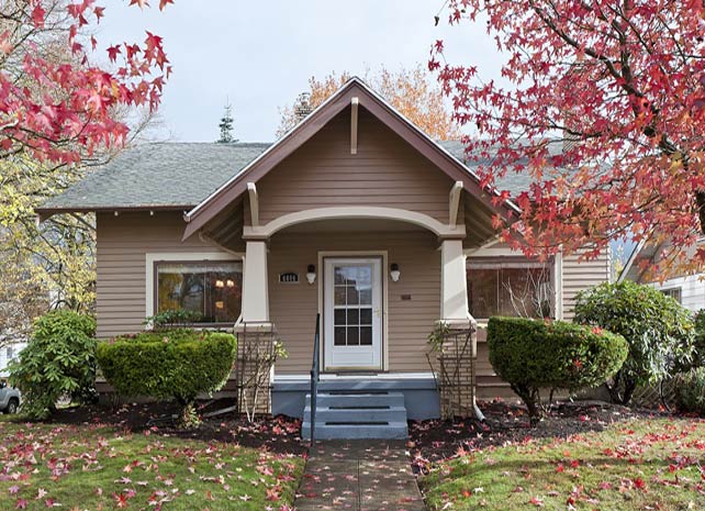 Portland bungalow after painting