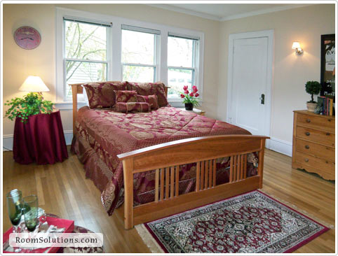Bedroom Home Staging in Portland Oregon