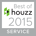 Houzz Best of 2015 Service Award Winner