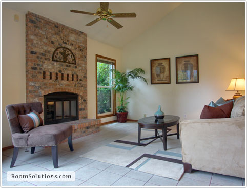 Home staging (occupied) by Room Solutions Staging in Portland, OR