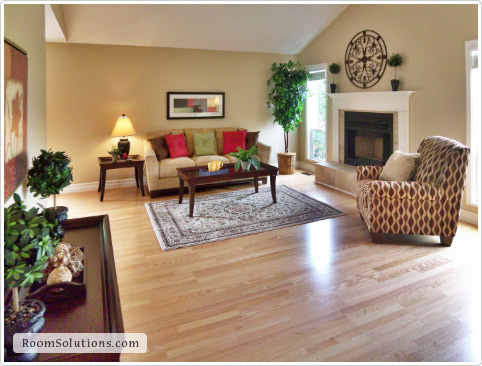 Home staging (occupied) by Room Solutions Staging in Portland, OR